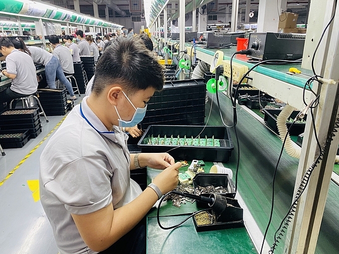 L indice de la production industrielle en hausse de 8,5 en février
